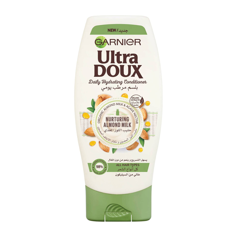 Garnier Ultra Doux Almond Milk Hydrating Conditioner, 360 ml