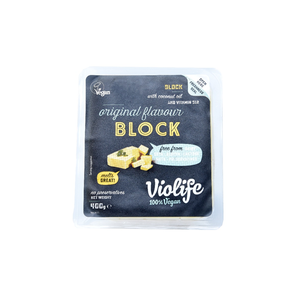 Violife Vegan Original Cheese Block 400g