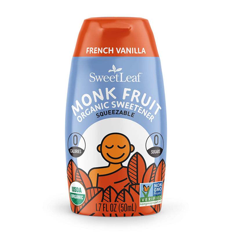 SweetLeaf Organic Monk Fruit Squeezable Sweetener - French Vanilla 50ml