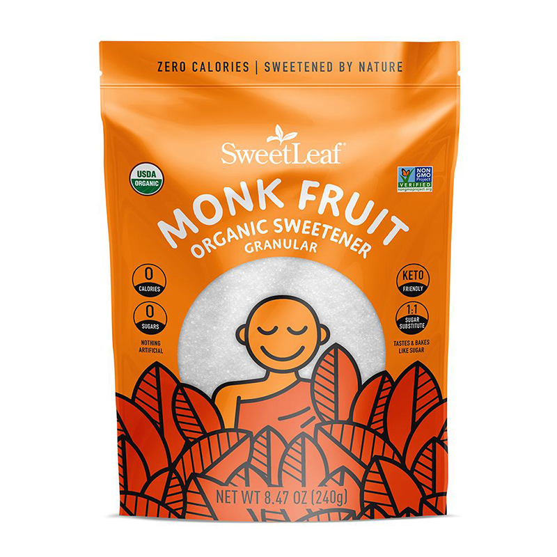 SweetLeaf Organic Monk Fruit Granular Sweetener 240g