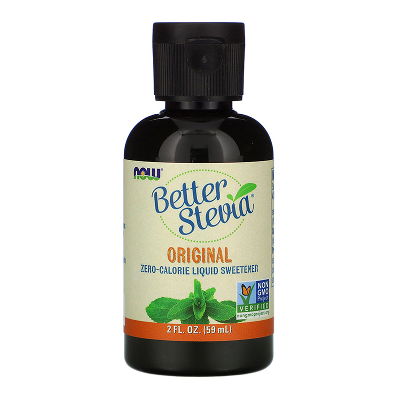 Now Foods BetterStevia Zero-Calorie Liquid Sweetener, Original 59ml
