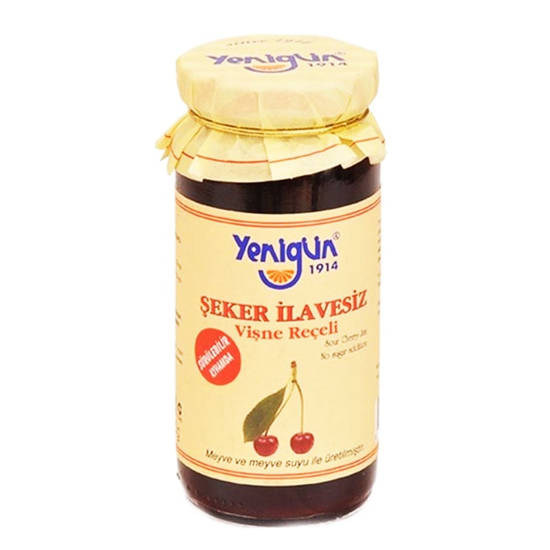 Yenigun Sugar Free Sour Cherry Jam 290ml