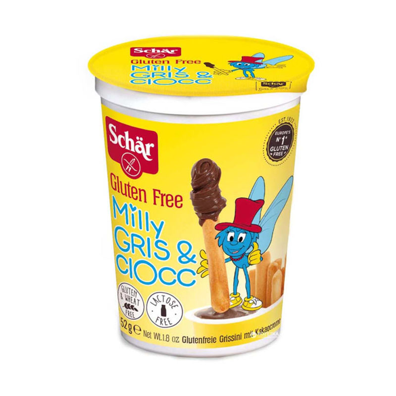 Schar Milly Gris & Choco Bread Stick 52g
