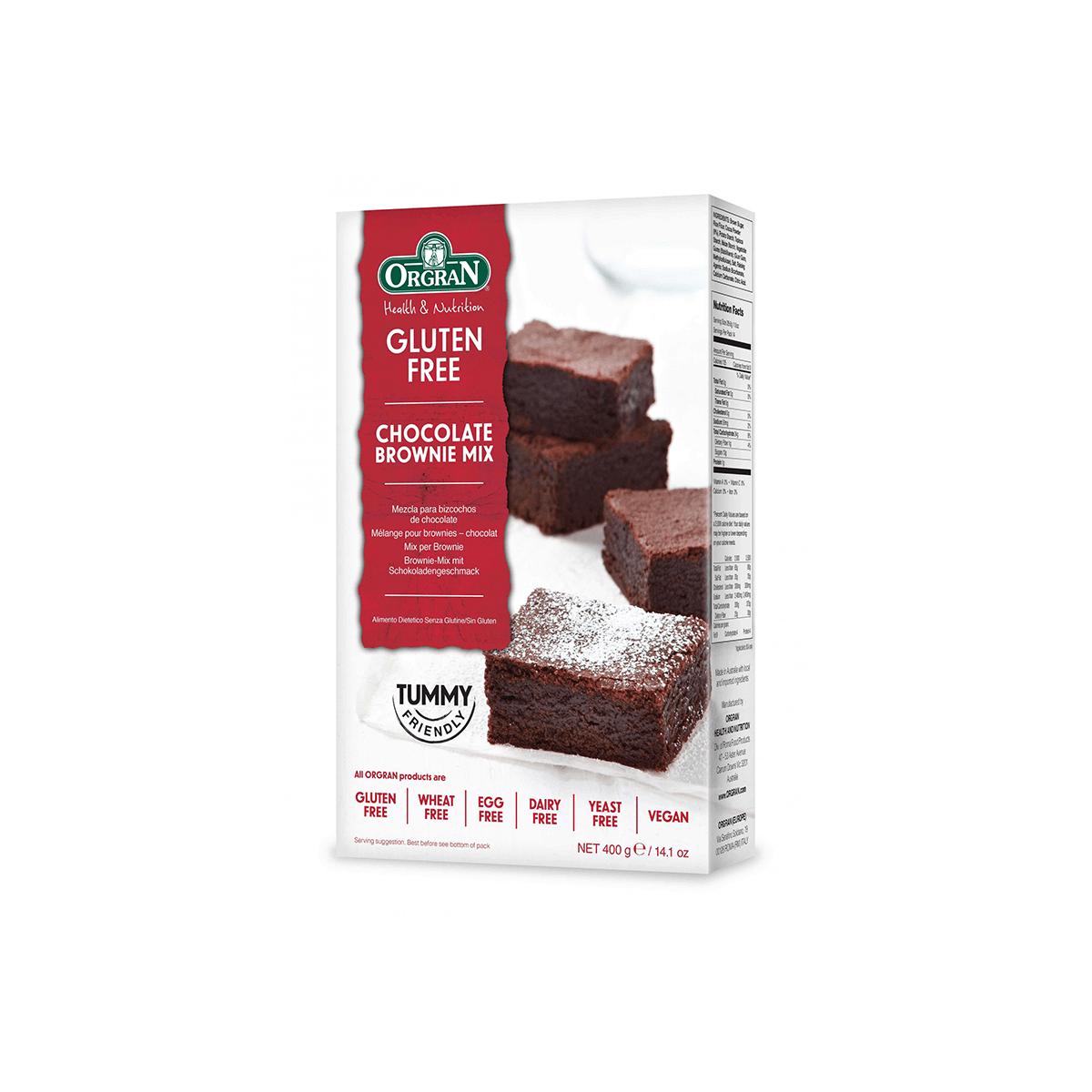 Orgran Chocolate Brownie Mix 400g