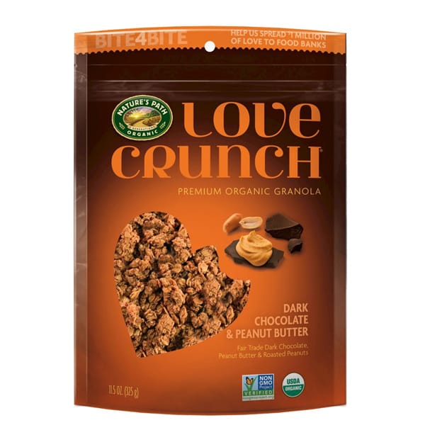 Nature's Path Love Crunch Darck Chocolate &Peanut Butter (325g)
