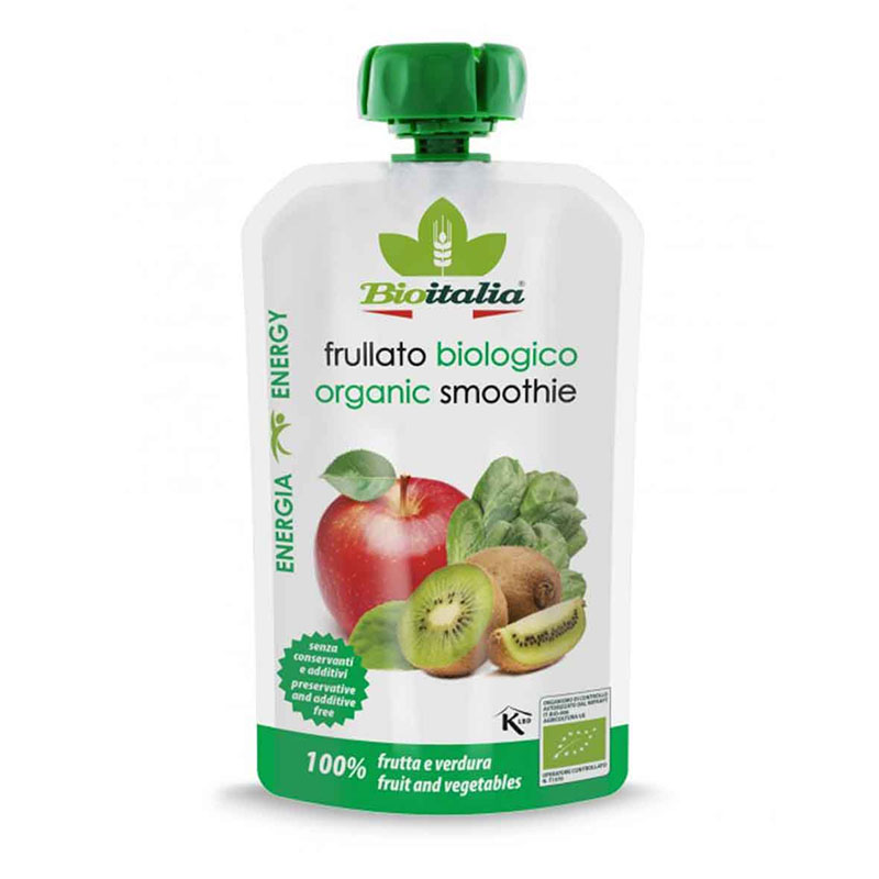 BioItalia Apple Kiwi & Spinach Smoothie 120g