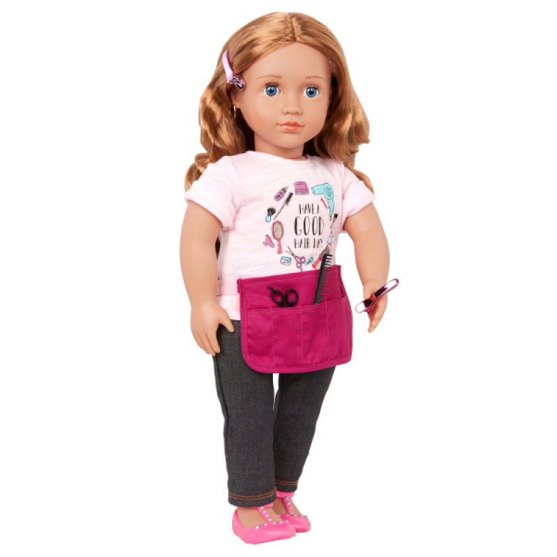Our Generation Hair Stylist Doll Accessories Sabrina Brown