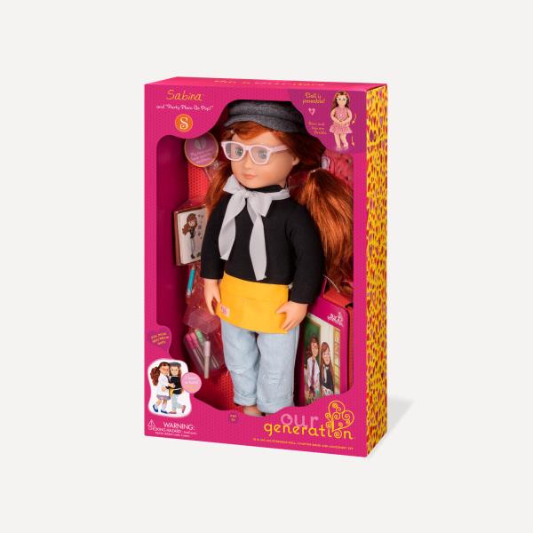 Our Generation Deluxe Twin Doll Sabina With Book