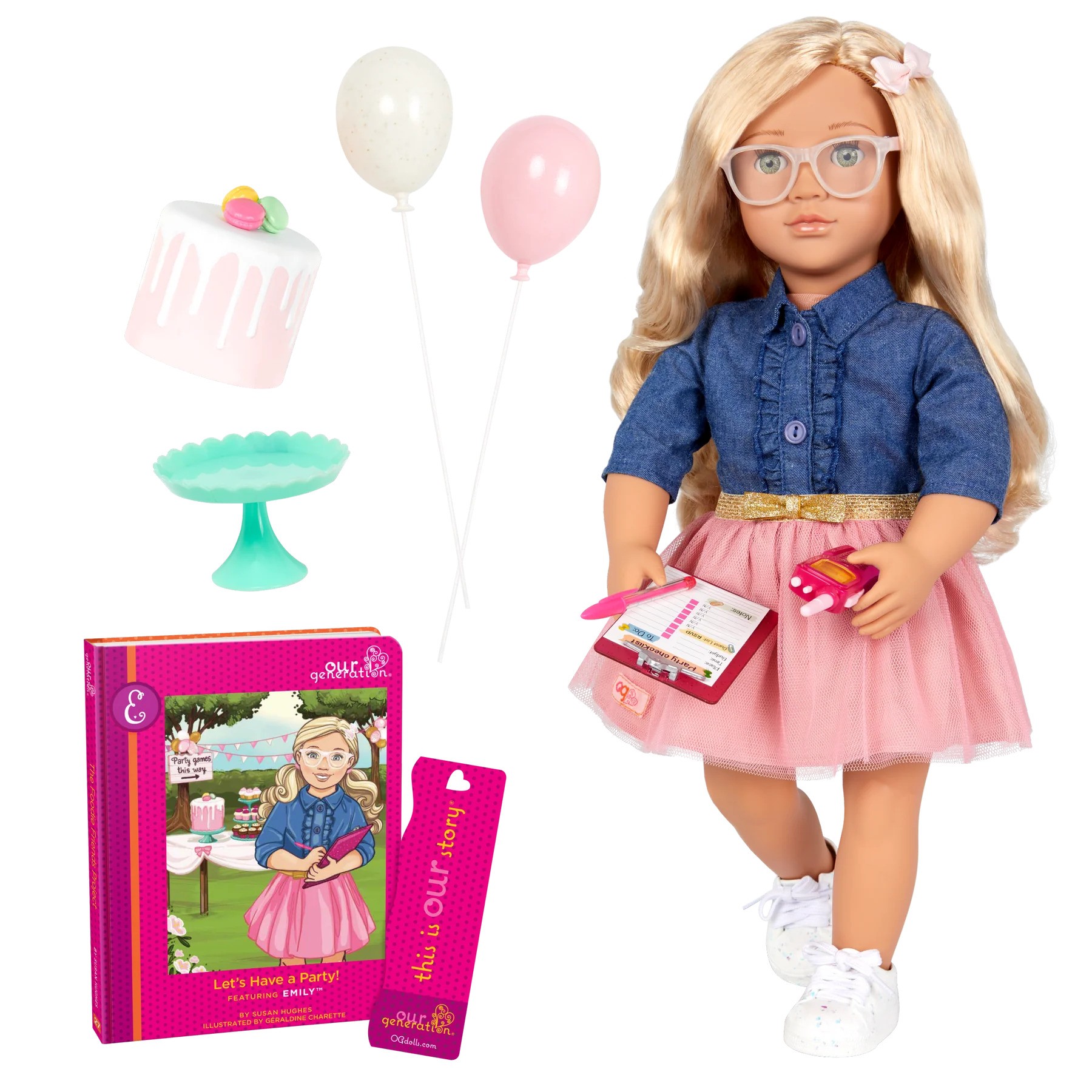 Emily Posable 46cm Party Planner Doll