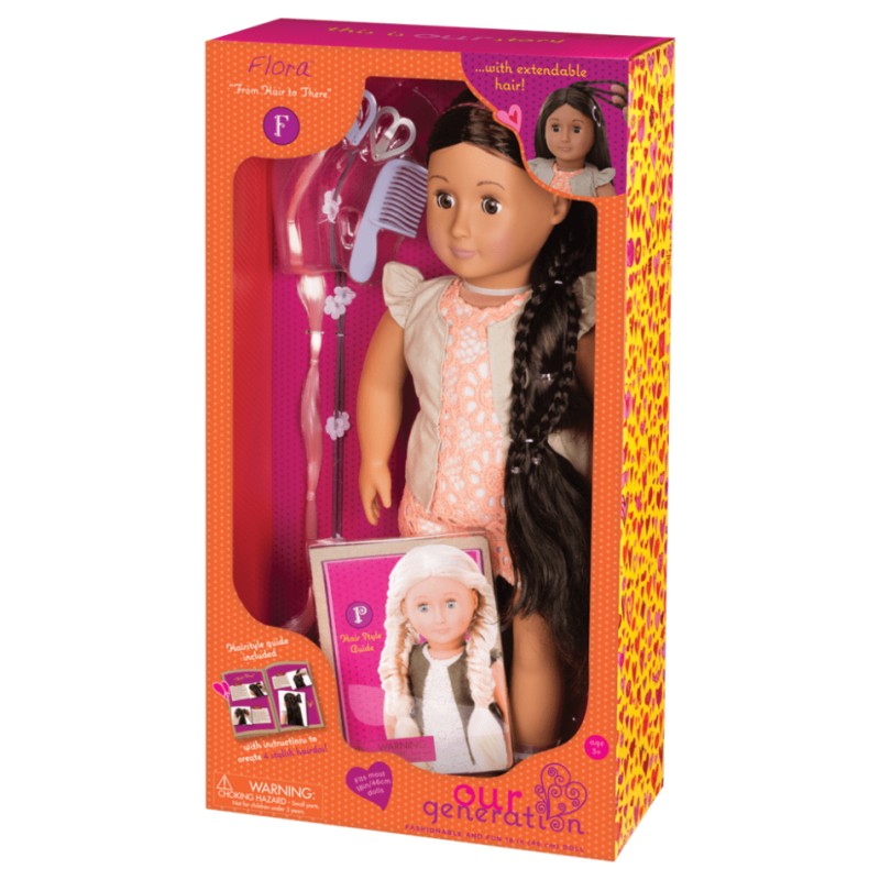 Our Generation Hairgrow Doll, Brunette, Flora