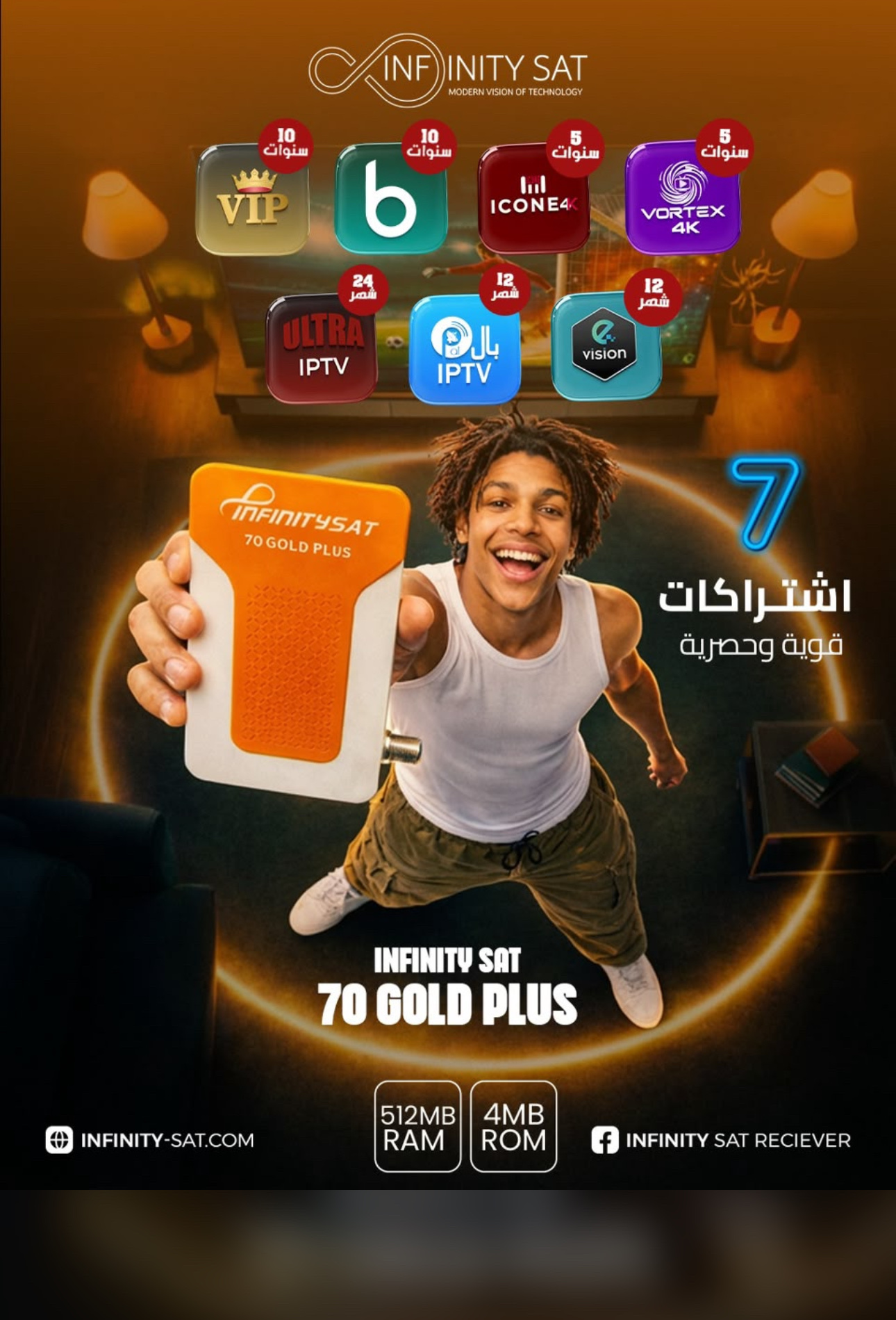 رسيرفر انفنتي